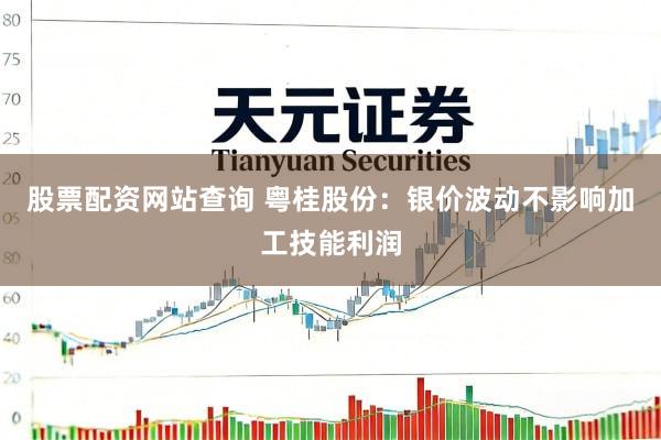 股票配资网站查询 粤桂股份：银价波动不影响加工技能利润